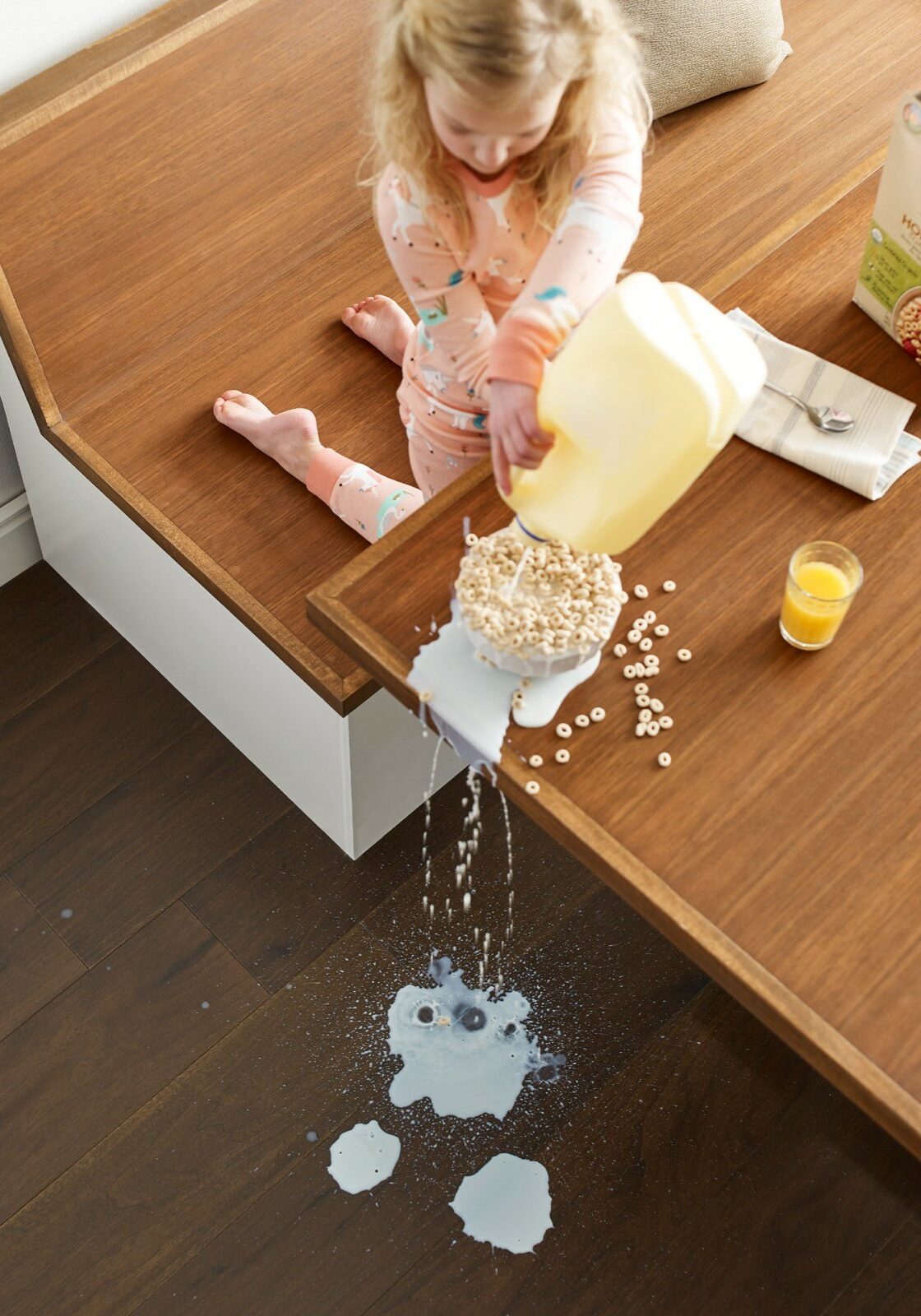 Milk spill cleaning | Delair's Carpet & Flooring